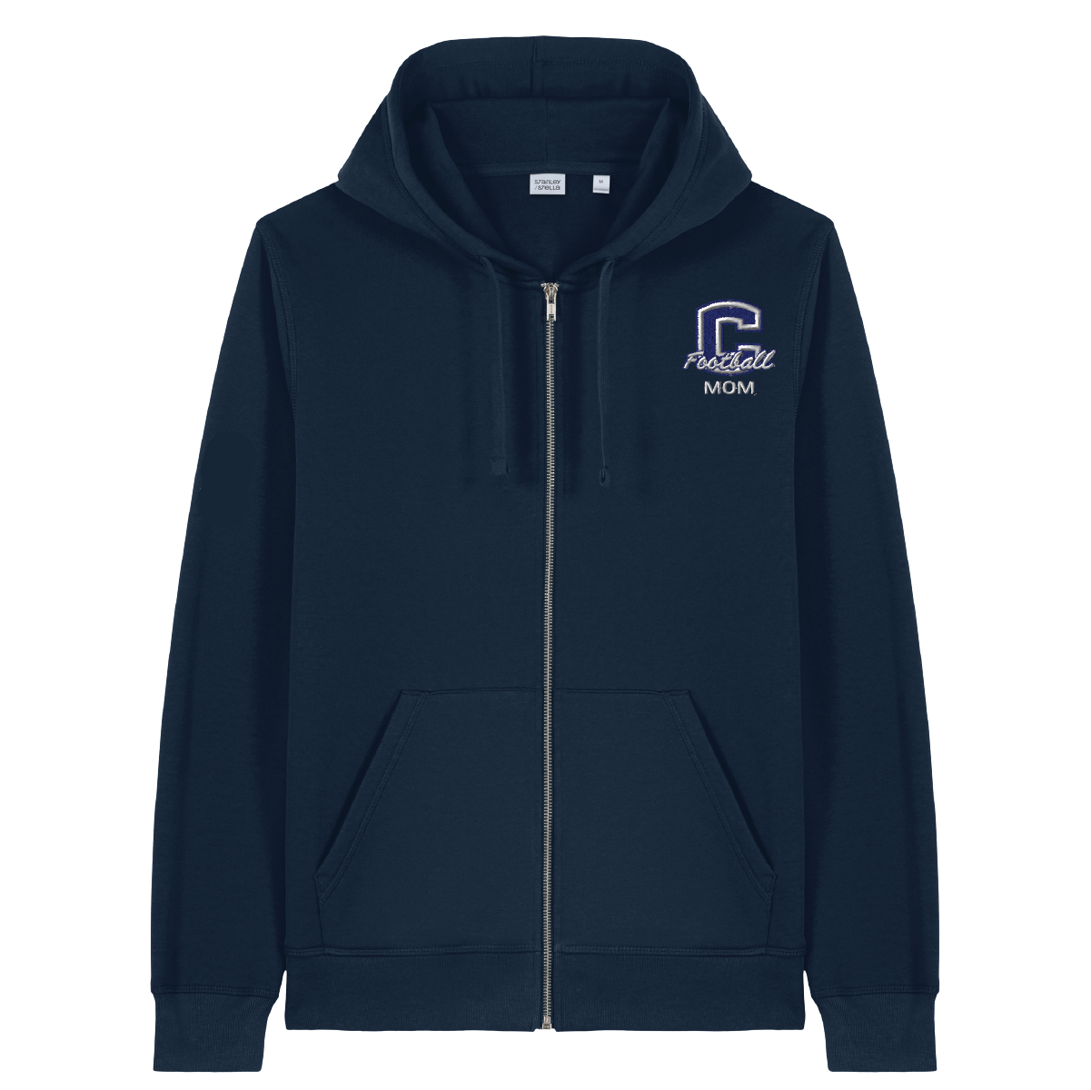 Carlmont Moms Football Embroidered Full-Zip