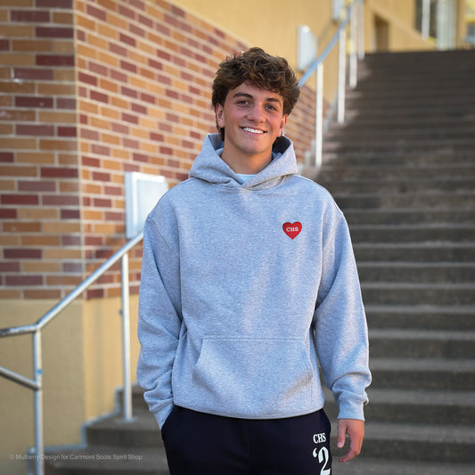 Embroidered CHS Red Heart Hoodie