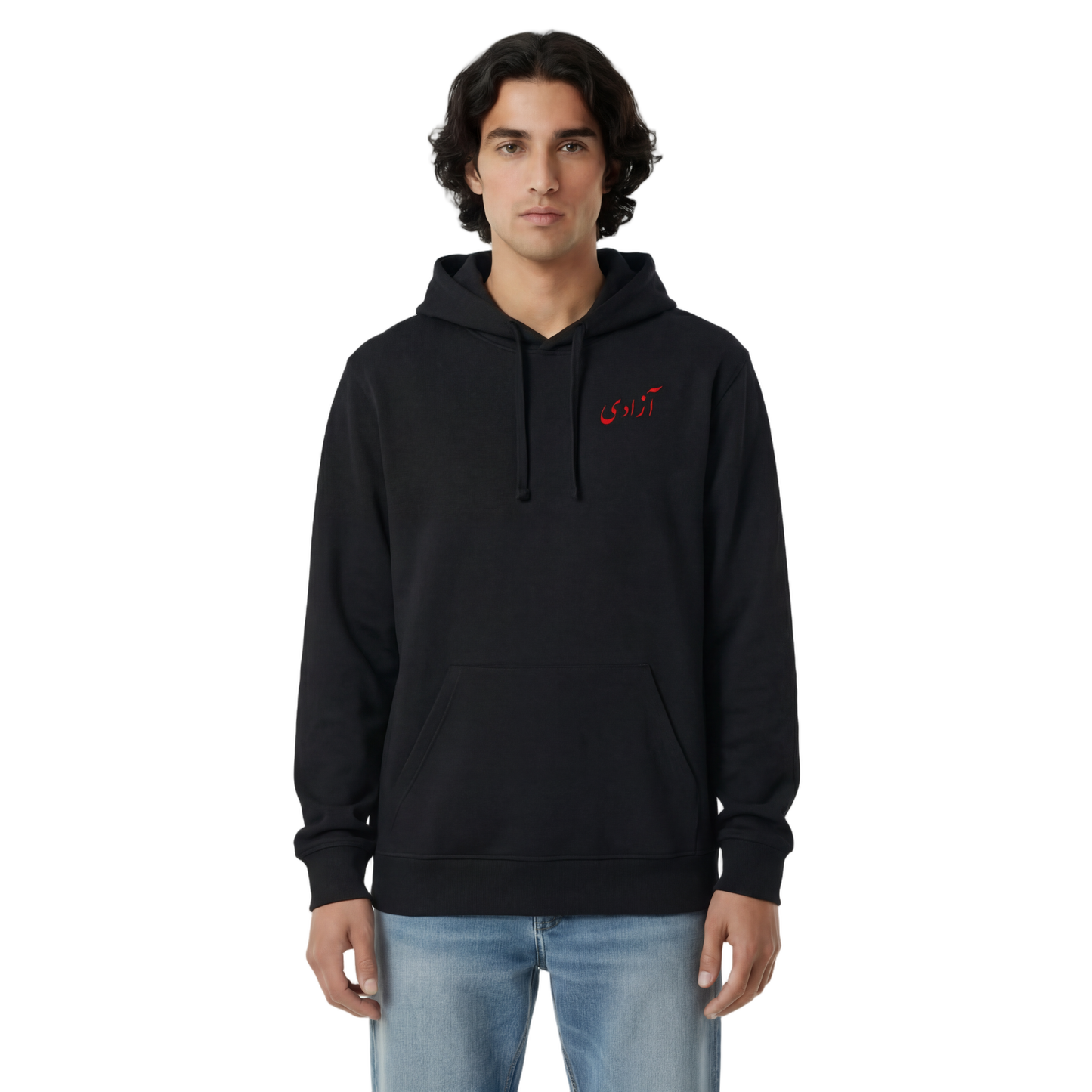 Bleeding Hearts - The Azadi Embroidered Fitted Hoodie (Seena's Collection)