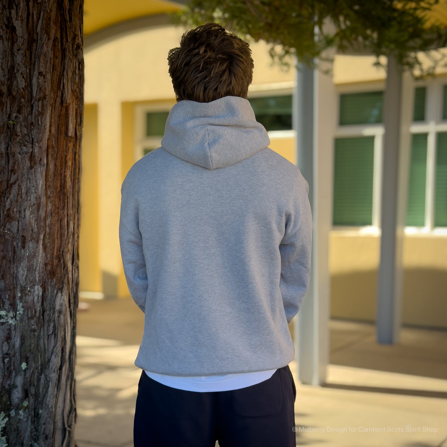 Embroidered CHS Blue Heart Hoodie