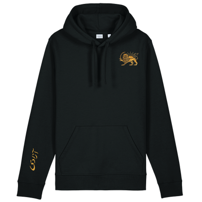 The Lion and the Sun Embroidered Fitted Hoodie