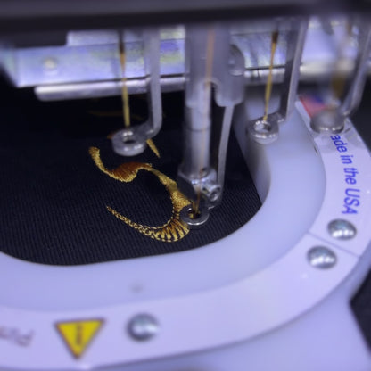 The Lion and the Sun Embroidered Fitted Hoodie