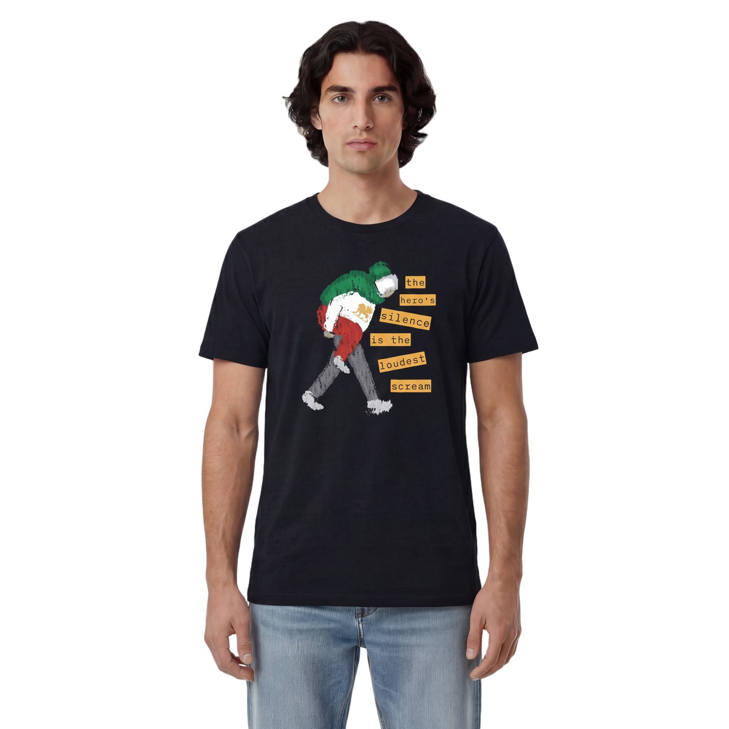 The Silent Heroes of Iran T-Shirt (English Version)