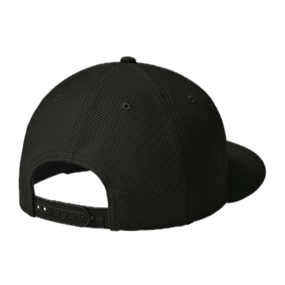 The Lion and the Sun Flat Brim Hat - Black Diamond
