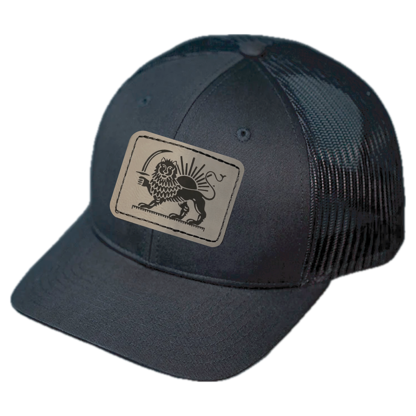 The Lion and the Sun Patch Trucker